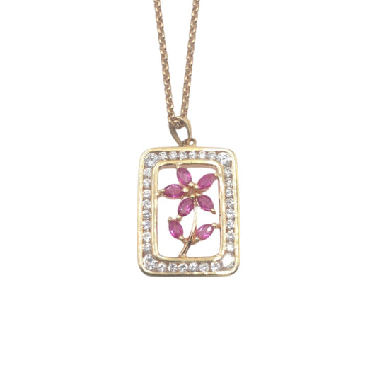 J-009
no brand ノーブランド FR0.69ct FD0.72ct K18イエローゴールド ネックレス ペンダント  レディース