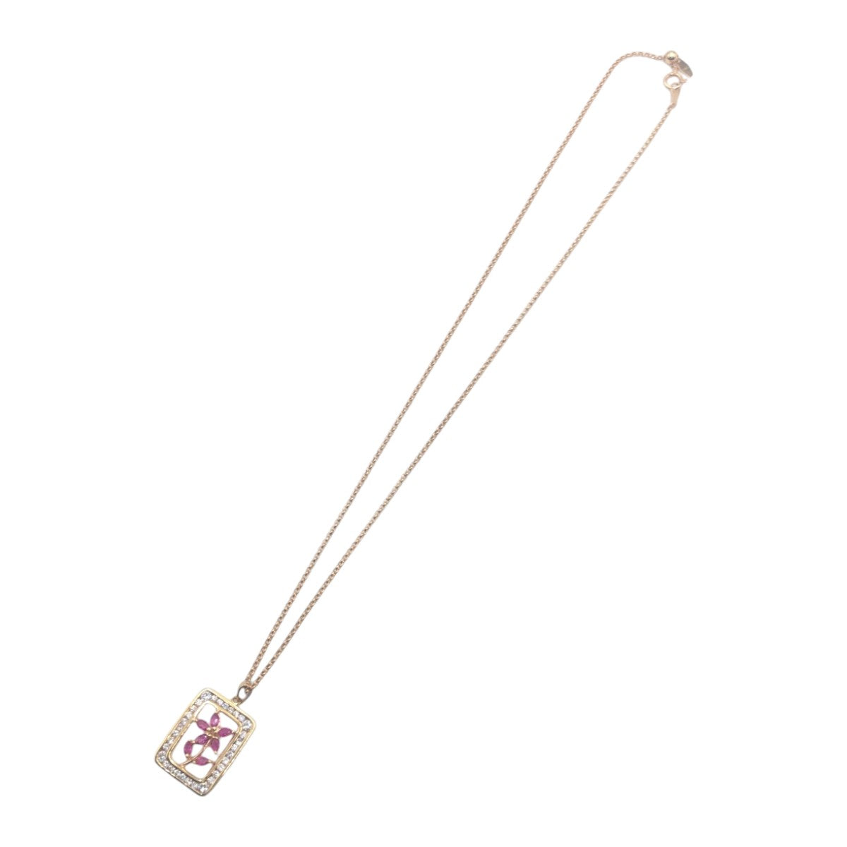 J-009
no brand ノーブランド FR0.69ct FD0.72ct K18イエローゴールド ネックレス ペンダント  レディース