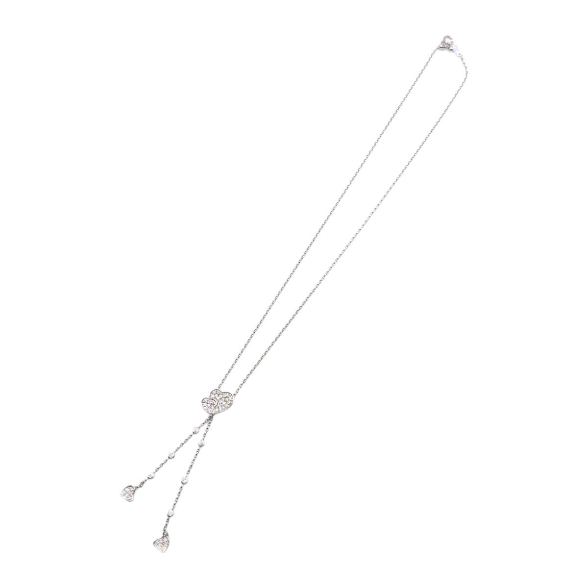 J-011
FD0.69ct K18ホワイトゴールド / ダイヤモンド ネックレス ペンダント  レディース