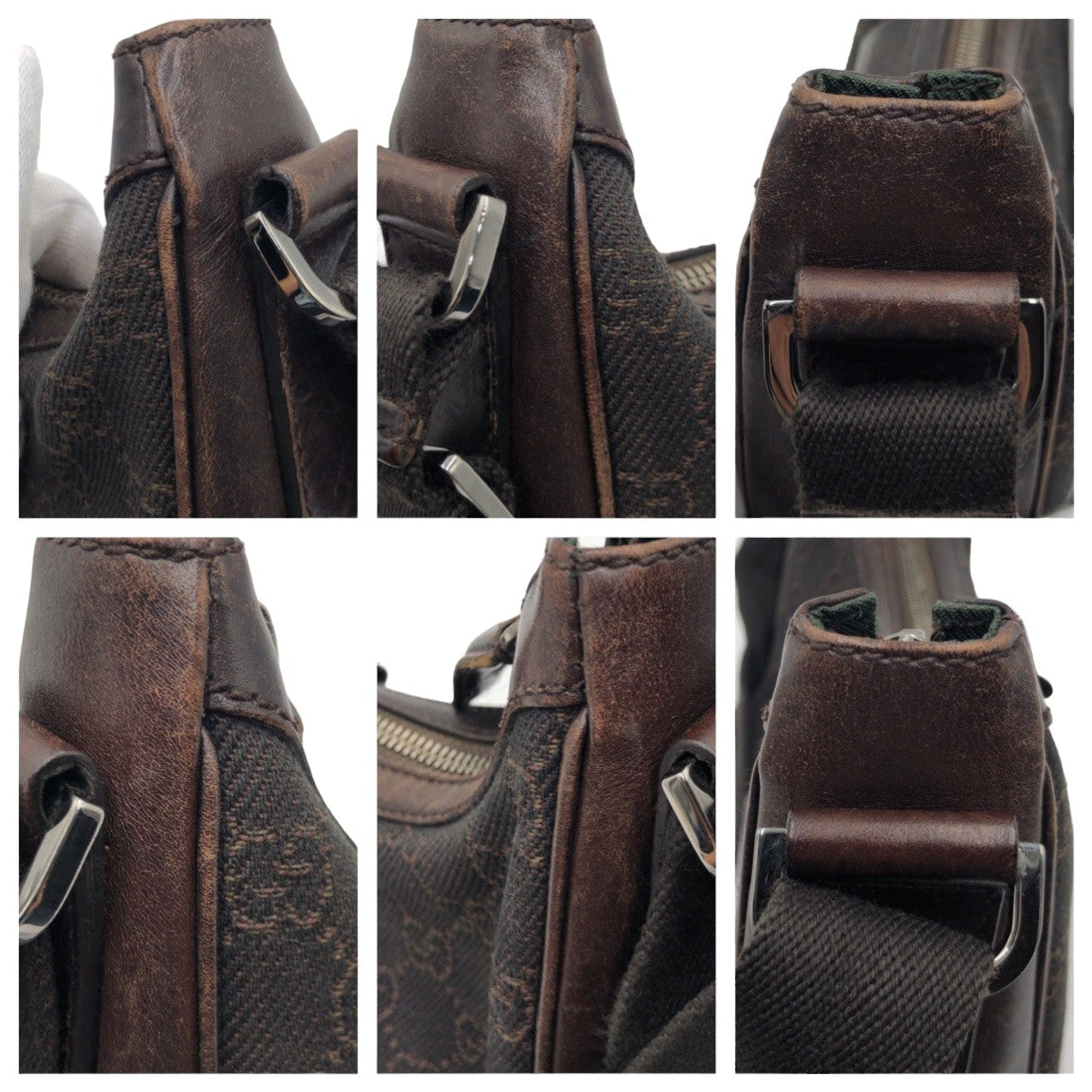 10506
GUCCI グッチ GG柄 ブラウン GGキャンバス ショルダーバッグ ワンショルダーバッグ  レディース