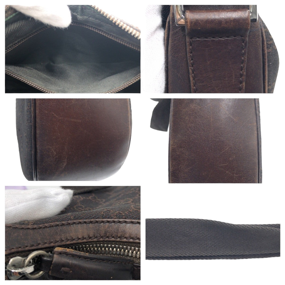 10506
GUCCI グッチ GG柄 ブラウン GGキャンバス ショルダーバッグ ワンショルダーバッグ  レディース