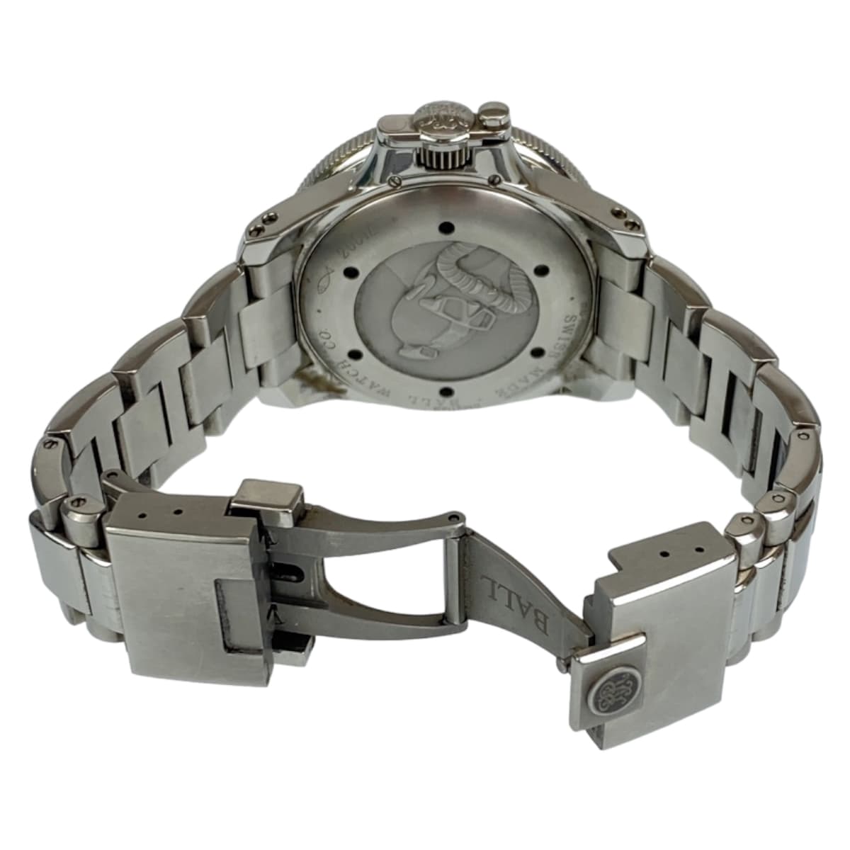 BALL WATCH ボール エンジニアハイドロカーボン オリジナル シルバー 銀 ブラック 黒 ステンレススチール DM2118B-S1CJ-BK 防水加工 デイデイト 自動巻き ブラック文字盤  メンズ