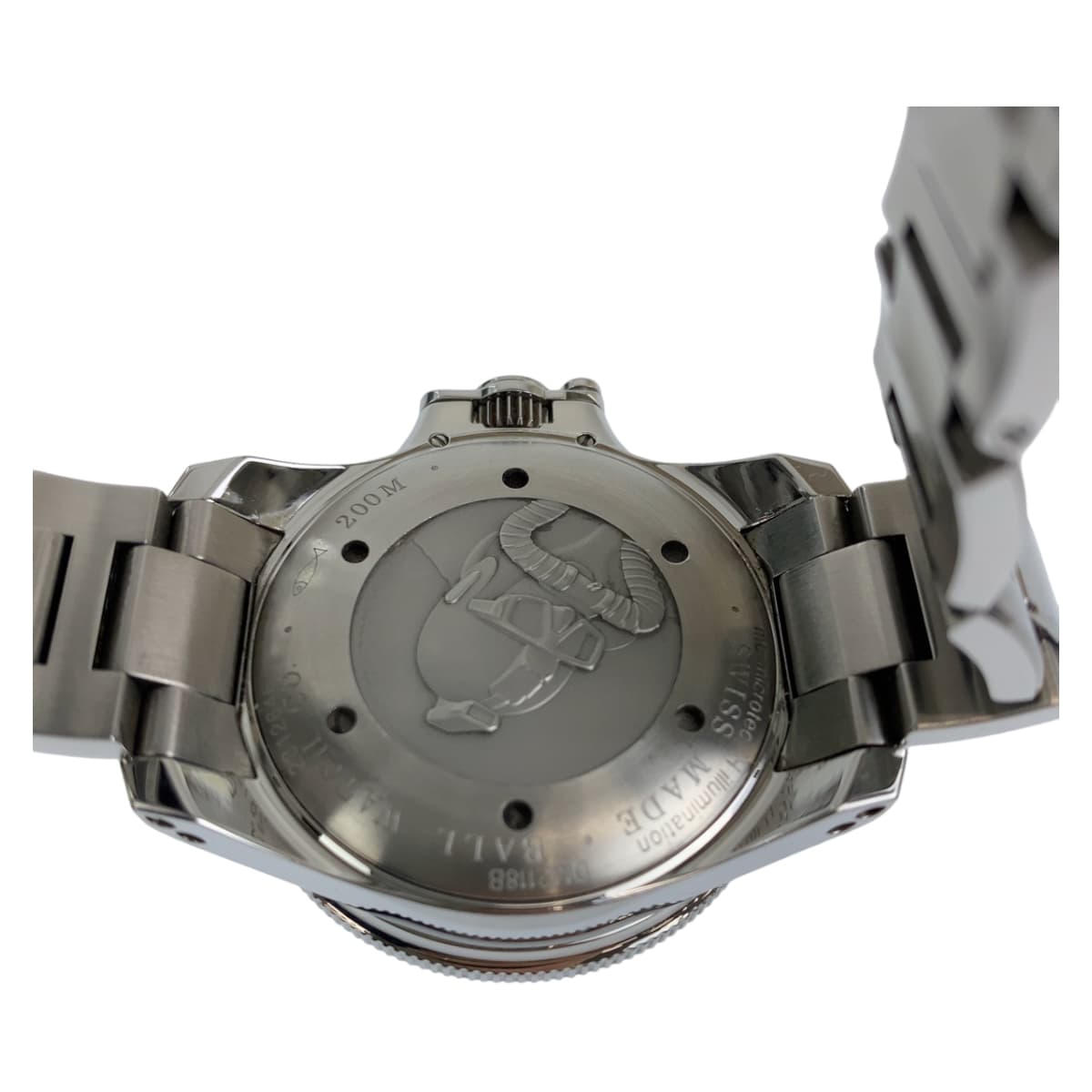BALL WATCH ボール エンジニアハイドロカーボン オリジナル シルバー 銀 ブラック 黒 ステンレススチール DM2118B-S1CJ-BK 防水加工 デイデイト 自動巻き ブラック文字盤  メンズ