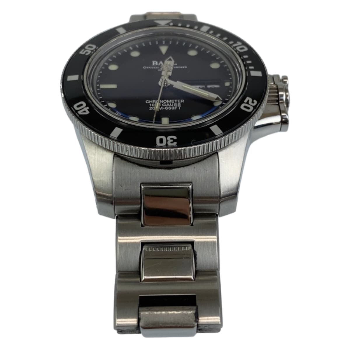 BALL WATCH ボール エンジニアハイドロカーボン オリジナル シルバー 銀 ブラック 黒 ステンレススチール DM2118B-S1CJ-BK 防水加工 デイデイト 自動巻き ブラック文字盤  メンズ