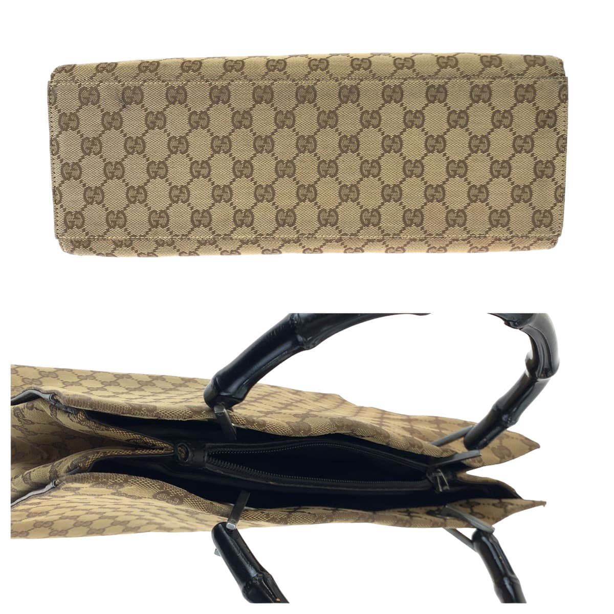 GUCCI グッチ バンブー GGキャンバス 0021010 ハンドバッグ トートバッグ  レディース