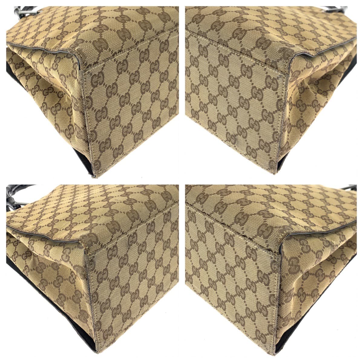 GUCCI グッチ バンブー GGキャンバス 0021010 ハンドバッグ トートバッグ  レディース