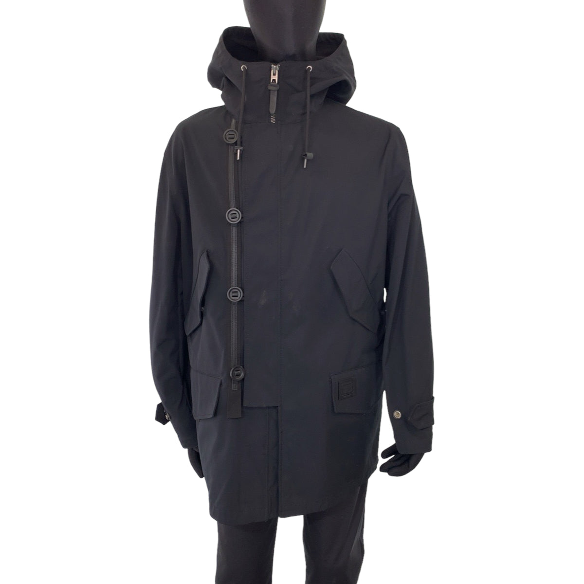 10522
COACH コーチ サイズS ブラック 黒 ナイロン F21008 ミリタリージャケット コート  メンズ