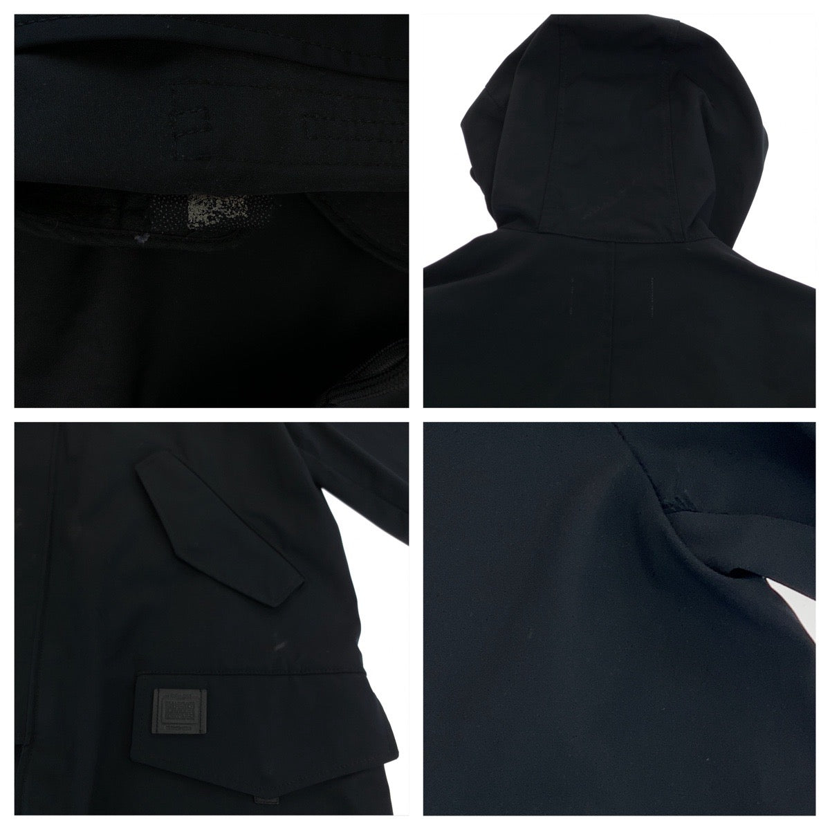 10522
COACH コーチ サイズS ブラック 黒 ナイロン F21008 ミリタリージャケット コート  メンズ