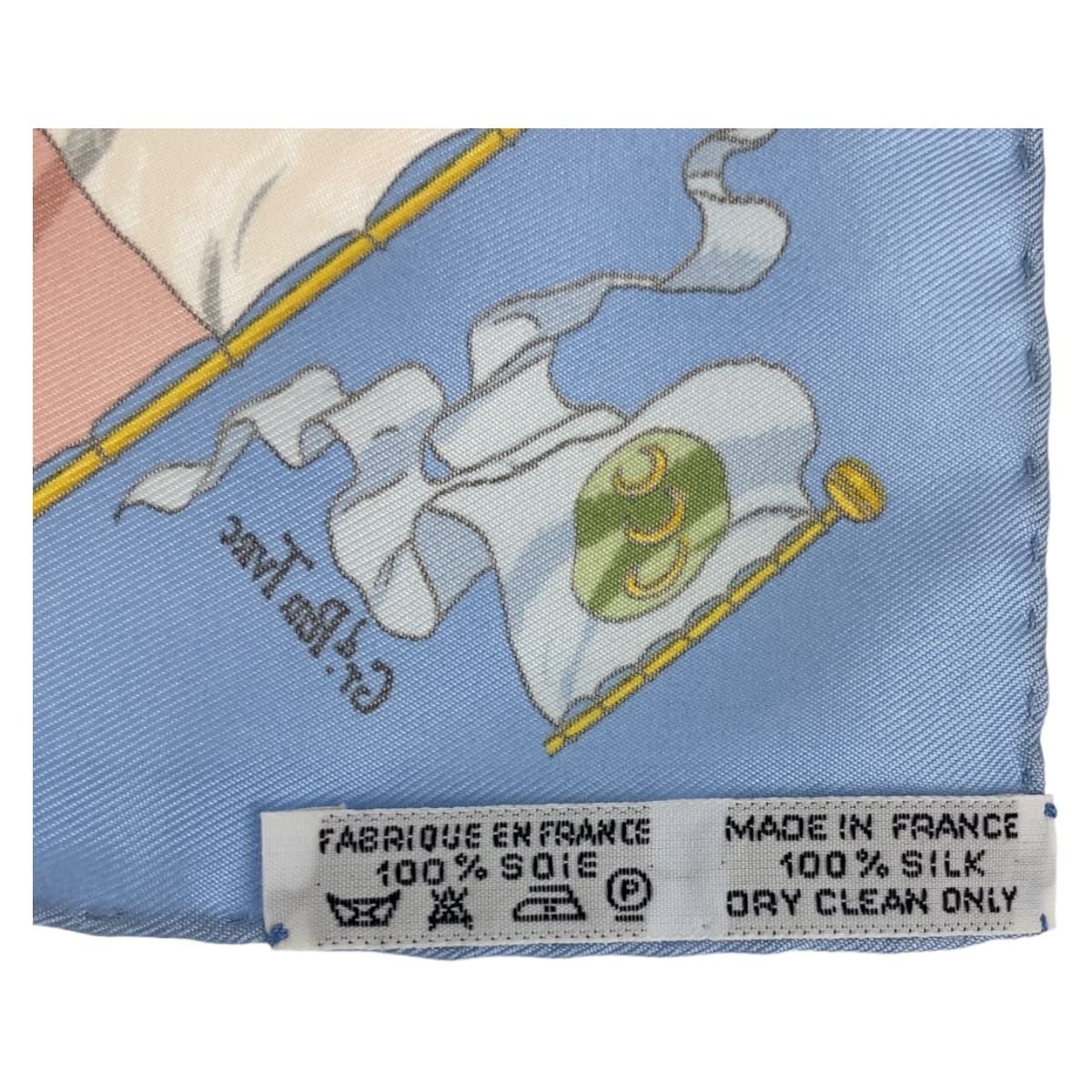 HERMES エルメス カレ45 PAVOIS ブルー 水色 マルチカラー シルク スカーフ  レディース