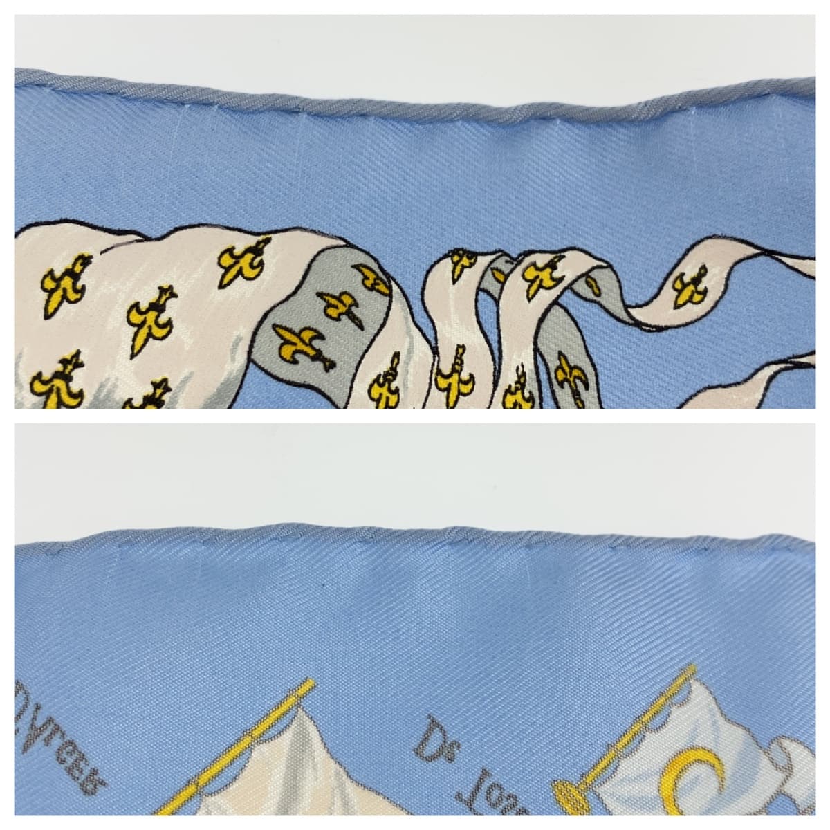 HERMES エルメス カレ45 PAVOIS ブルー 水色 マルチカラー シルク スカーフ  レディース