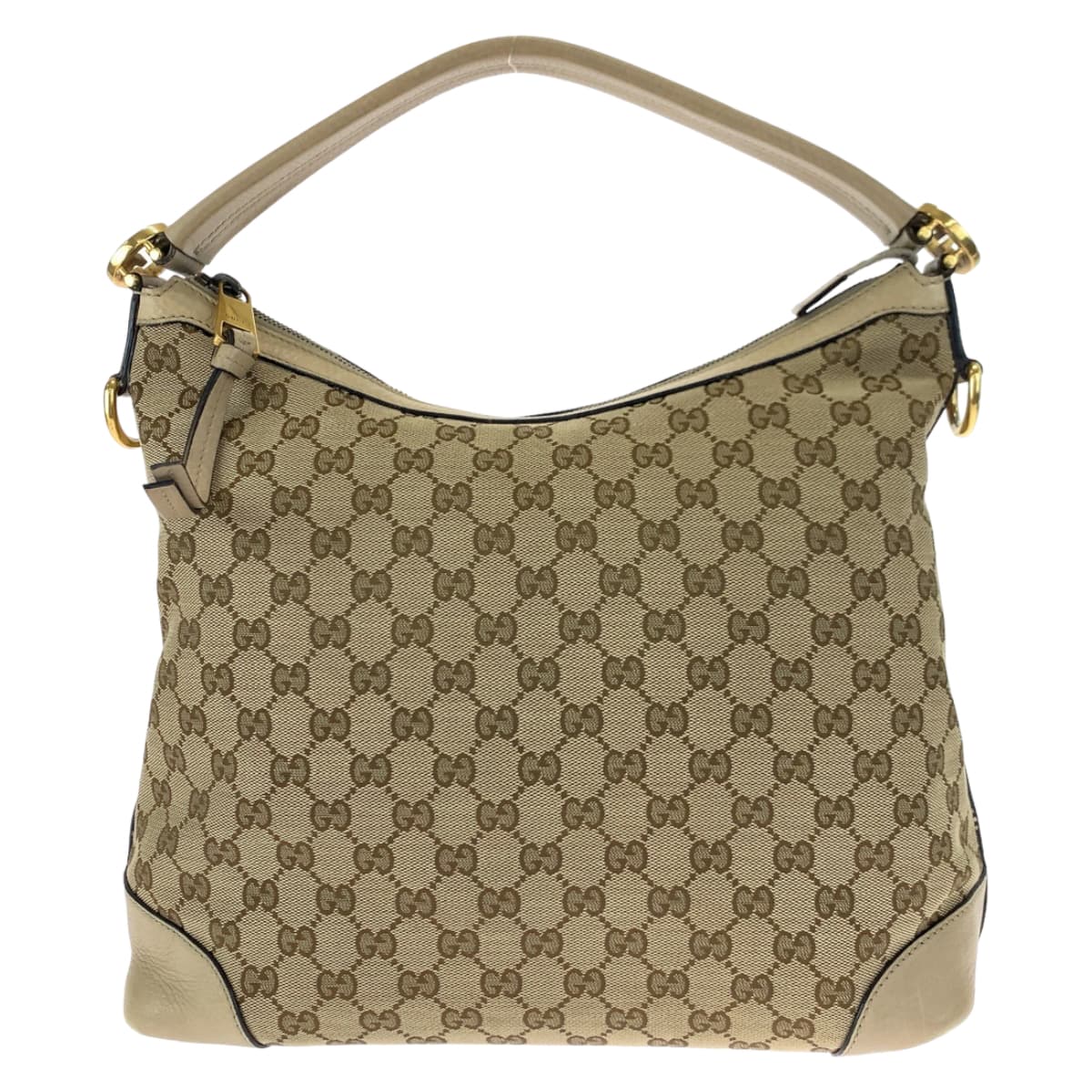 GUCCI グッチ ベージュ GGキャンバス / レザー 326514 ショルダーバッグ ハンドバッグ 2way  レディース