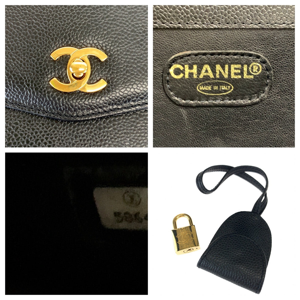 10541
CHANEL シャネル ヴィンテージ ココマーク 男女兼用 ブラック 黒 ゴールド金具 キャビアスキン ビジネスバッグ ブリーフケース トートバッグ A4収納  メンズ