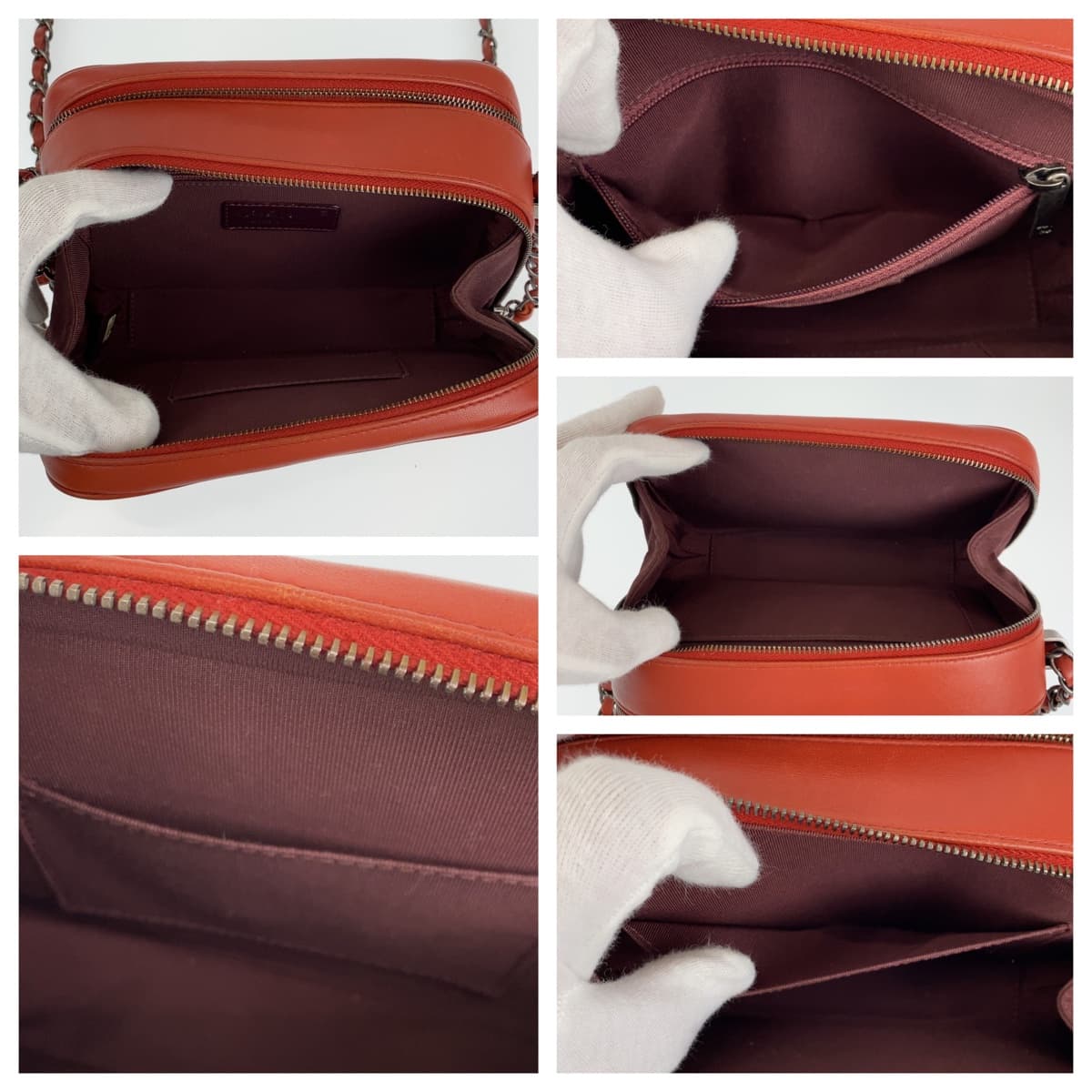 10550
CHANEL シャネル ボーイシャネル カメラバッグ ココマーク レッド 赤 SV金具 ラムスキン チェーンショルダーバッグ 斜め掛け  レディース