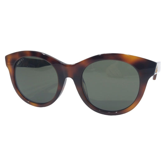 10554
 GUCCI Gucci Interlocking GG Bee Brown Gold Plastic Sunglasses Unisex Wellington Men's