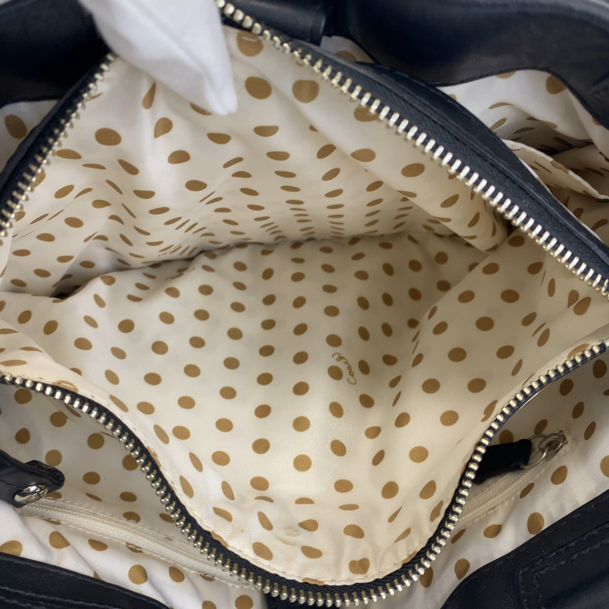 2535
COACH コーチ ブラック 黒 シルバー金具 レザー ショルダーバッグ 肩掛け  レディース