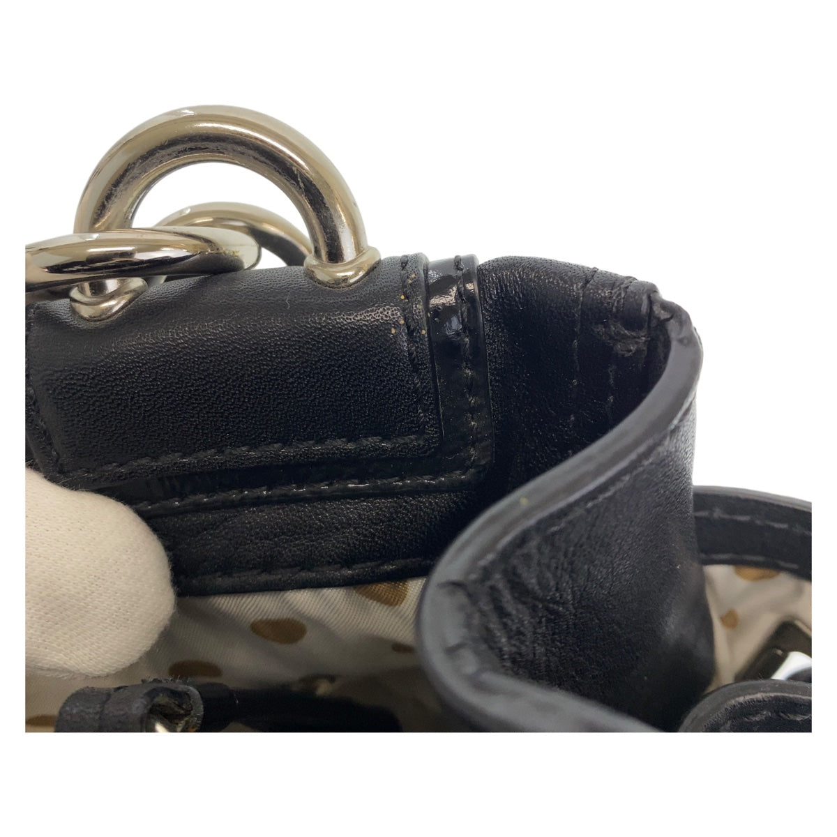 2535
COACH コーチ ブラック 黒 シルバー金具 レザー ショルダーバッグ 肩掛け  レディース