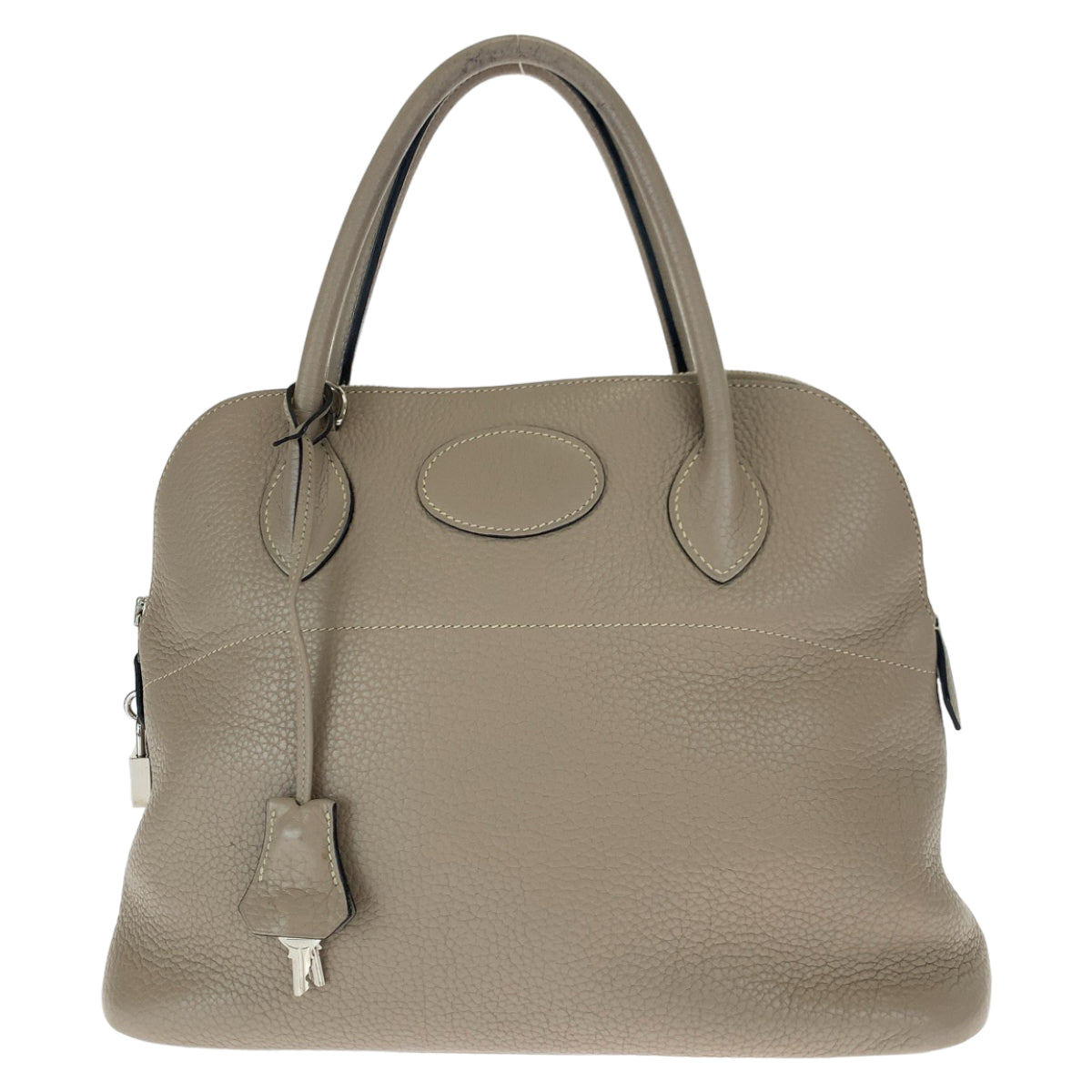 HERMES エルメス ボリード31 ベージュ シルバー金具 レザー / トリヨンクレマンス ショルダーバッグ ハンドバッグ 2way  レディース
