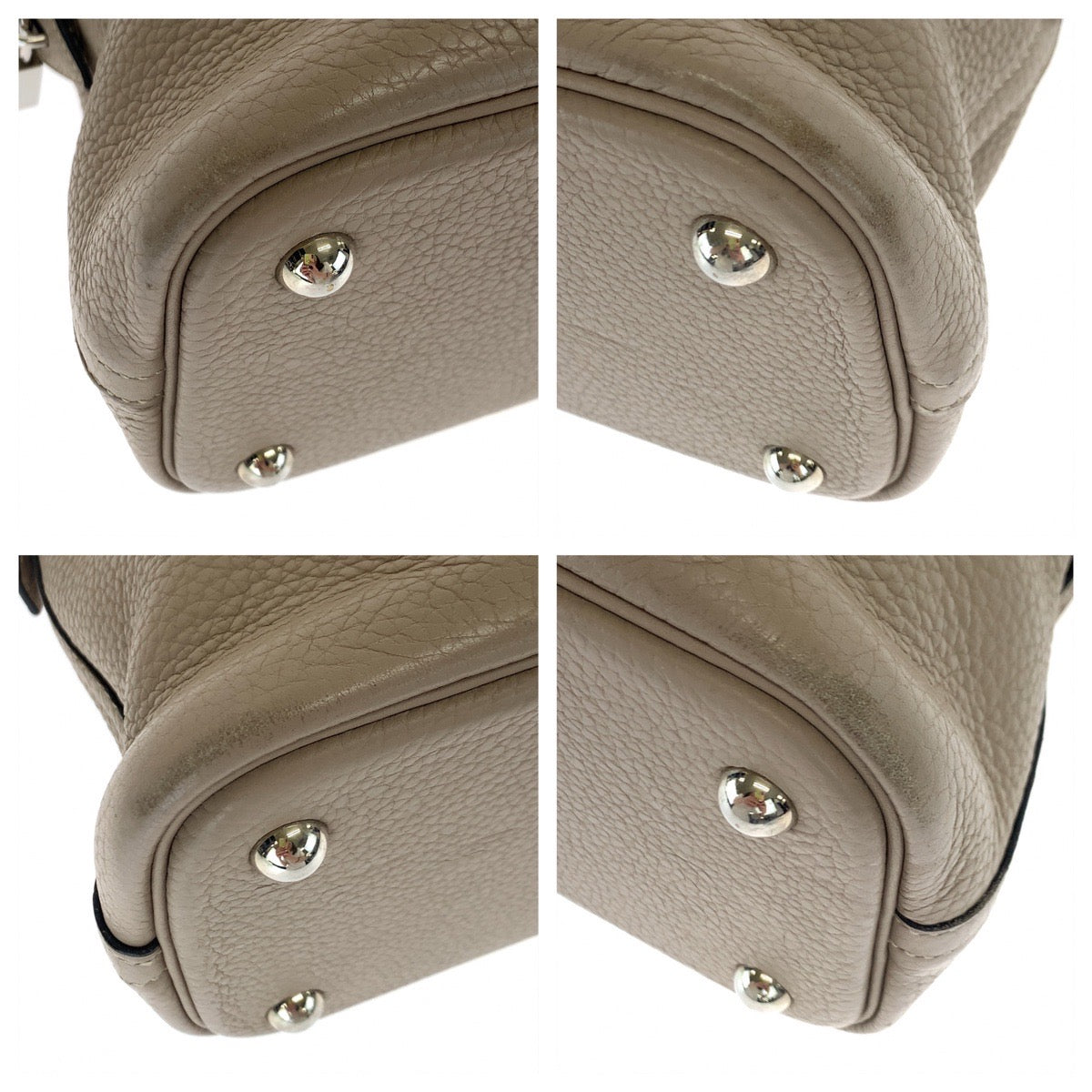 HERMES エルメス ボリード31 ベージュ シルバー金具 レザー / トリヨンクレマンス ショルダーバッグ ハンドバッグ 2way  レディース