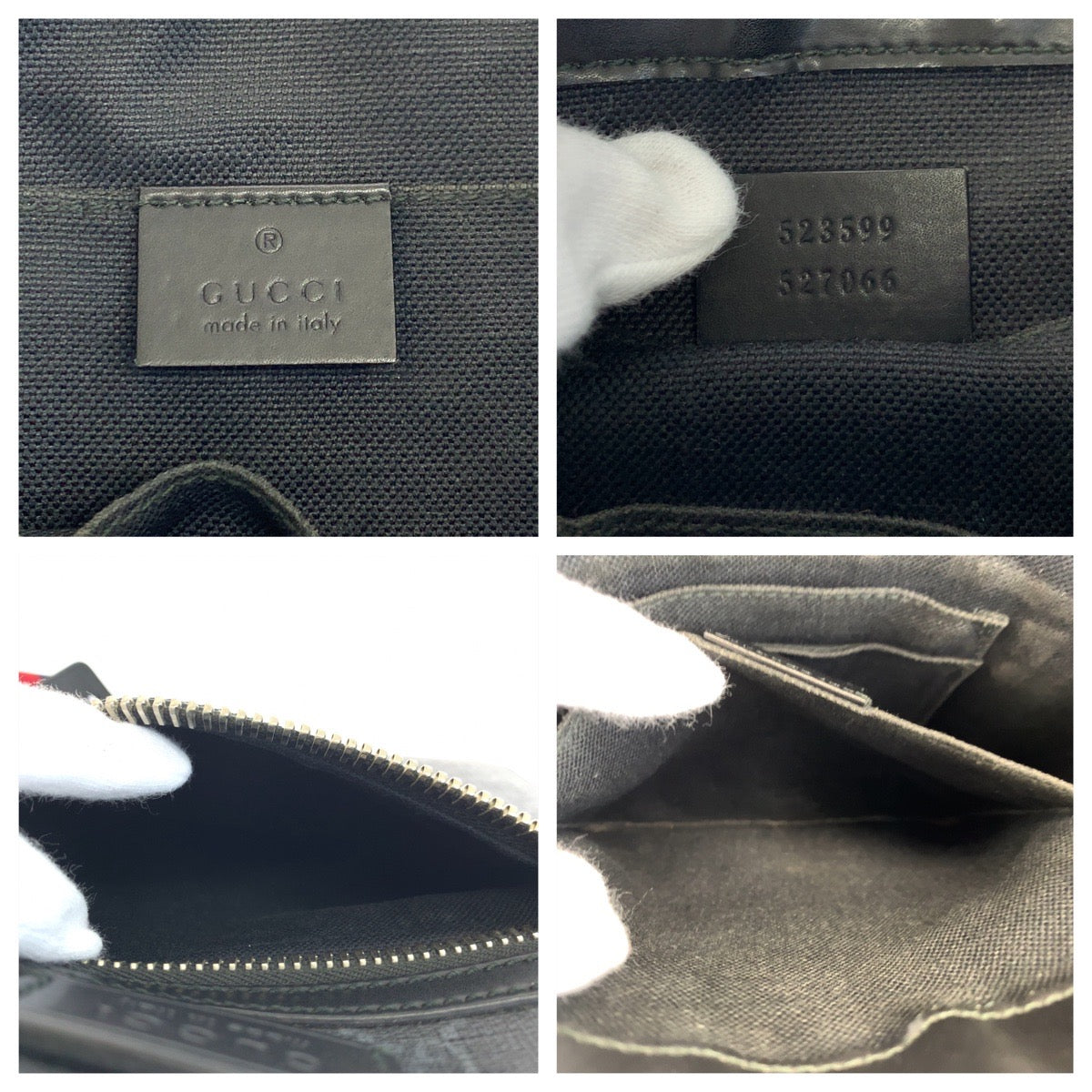 GUCCI グッチ シェリーライン ブラック 黒 ネイビー 紺 レッド 赤 シルバー金具 GGスプリームキャンバス 523599 ショルダーバッグ 斜め掛け  メンズ