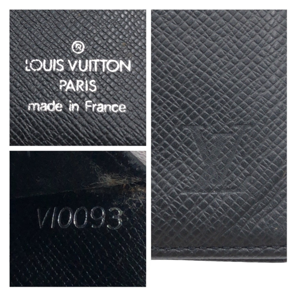 LOUIS VUITTON ルイヴィトン タイガ ポルト バルール  ブラック 黒 アルドワーズ  タイガ M30392  二つ折り 札入れ  メンズ