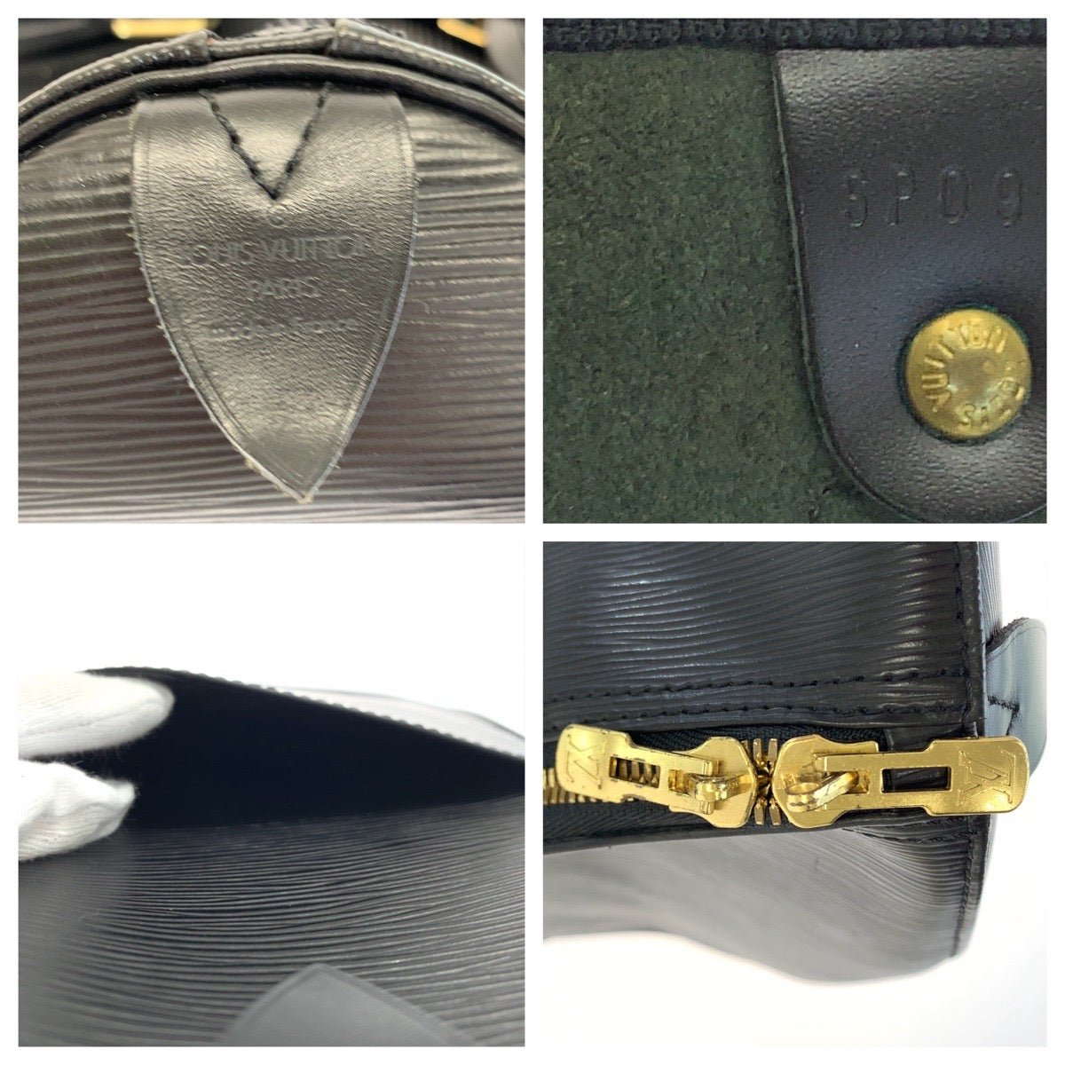 LOUIS VUITTON ルイヴィトン エピ キーポル55 ブラック 黒 ゴールド金具 エピレザー M42952 ボストンバッグ 旅行バッグ  メンズ