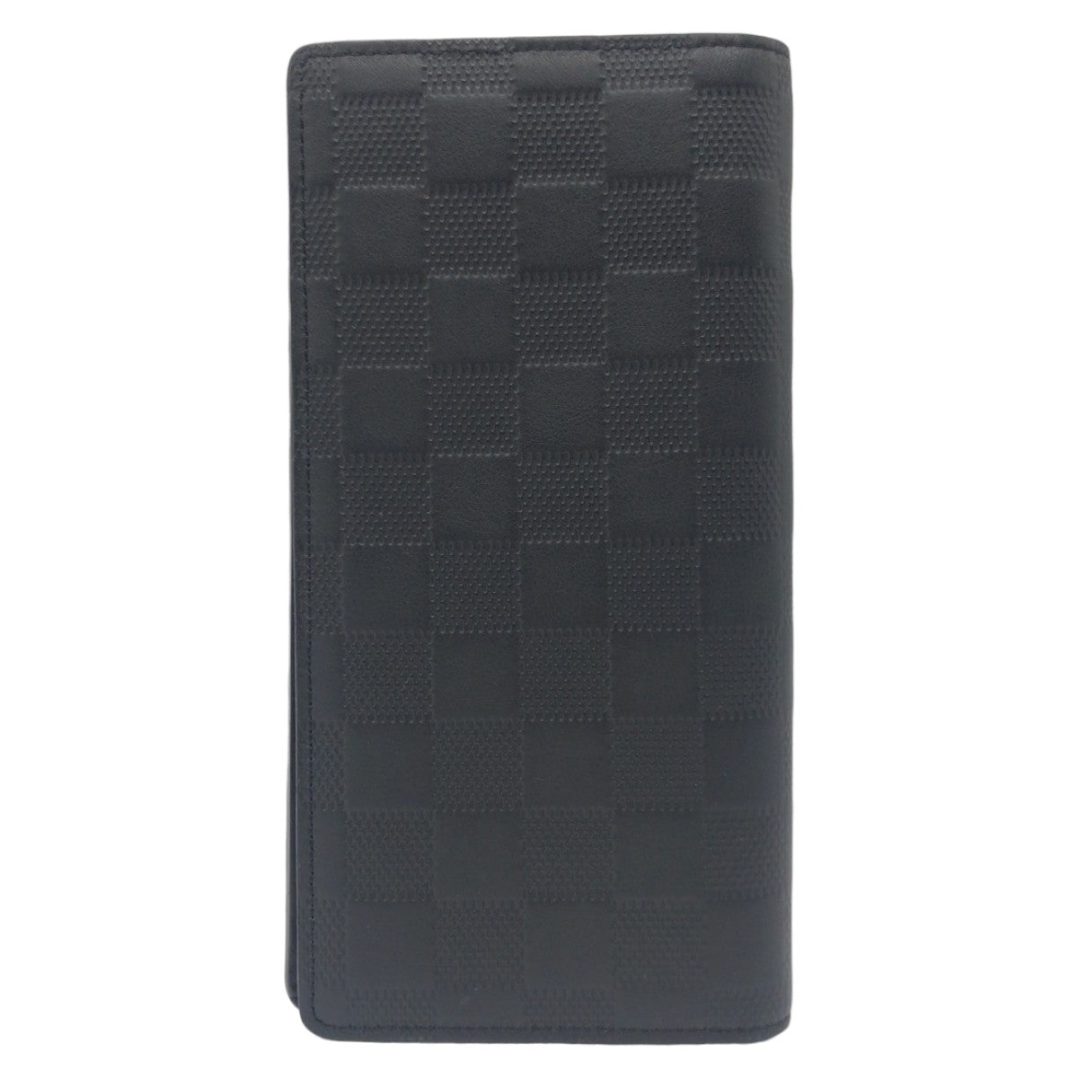 LOUIS VUITTON ルイヴィトン ポルトフォイユ ブラザ ダミエ アンフィニ ブラック 黒 シルバー金具 レザー N63010 長財布 ロングウォレット  メンズ
