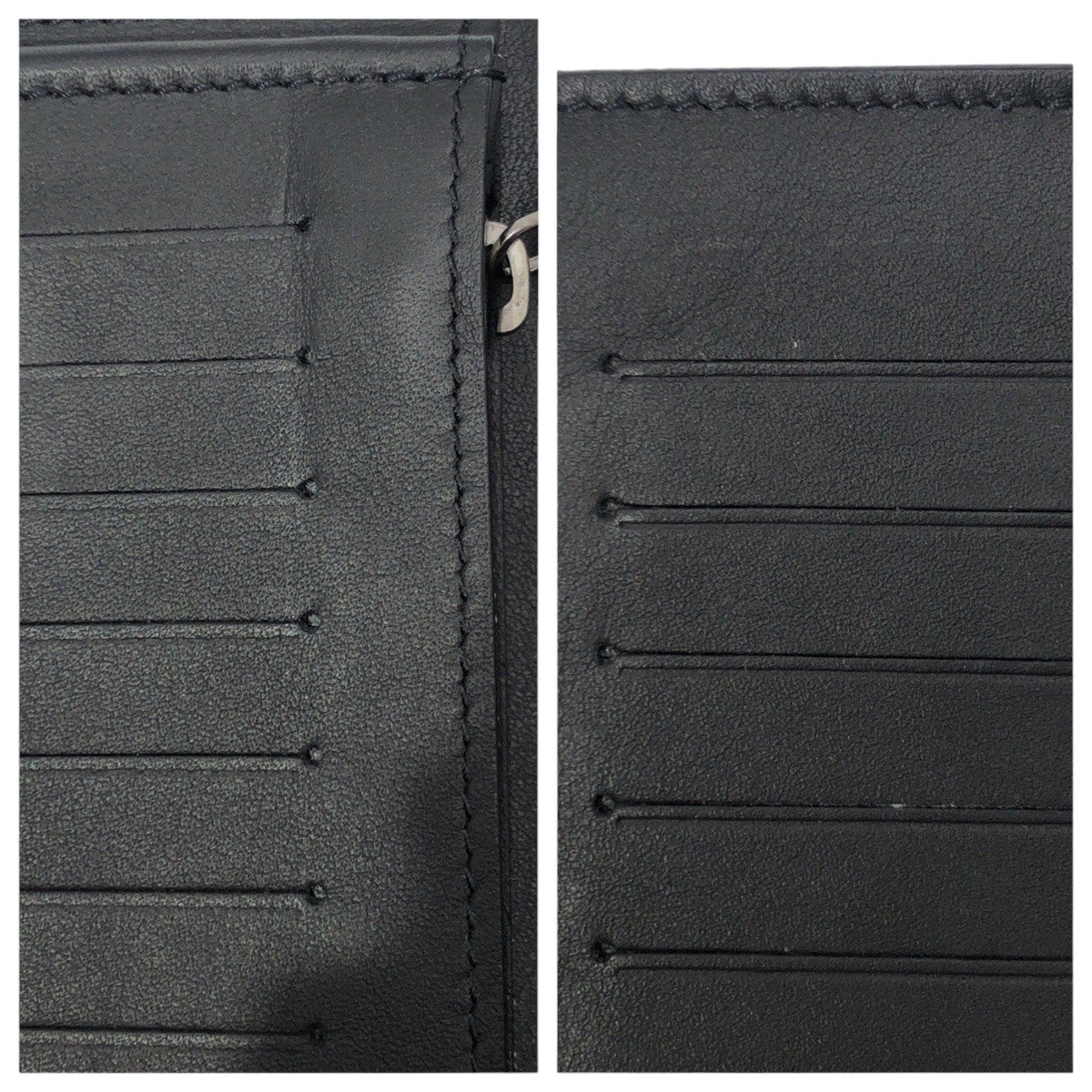 LOUIS VUITTON ルイヴィトン ポルトフォイユ ブラザ ダミエ アンフィニ ブラック 黒 シルバー金具 レザー N63010 長財布 ロングウォレット  メンズ