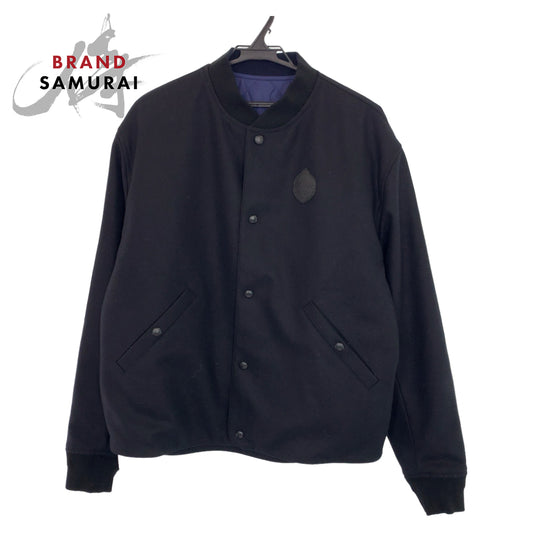 12533
Berluti ベルルッティ サイズ46 ネイビー ブラック シルバー金具 ウール / レザー R19OBL96PAEQ ブルゾン ジャケット スタジャン  メンズ