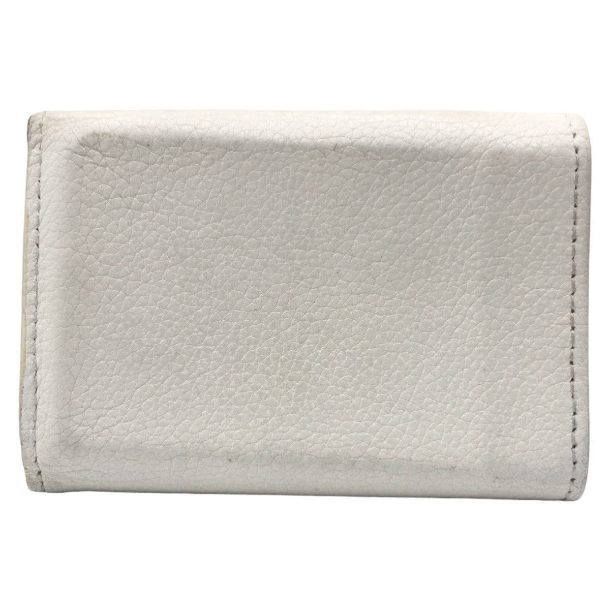 10592
LOUIS VUITTON ルイヴィトン ポルトフォイユ ロックミニ ホワイト シルバー金具 レザー M68482 折財布 コンパクトウォレット  レディース