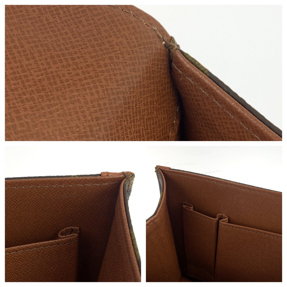 LOUIS VUITTON ルイヴィトン モノグラム ポシェットダムGM ブラウン 茶 ゴールド金具 PVC M51810 セカンドバッグ クラッチバッグ  メンズ