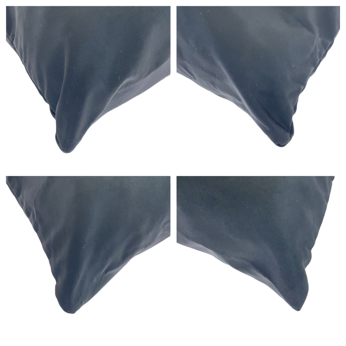 10600
PRADA プラダ テスート 三角ロゴプレート ブラック シルバー金具 ナイロン 斜め掛け ショルダーバッグ メッセンジャーバッグ  メンズ