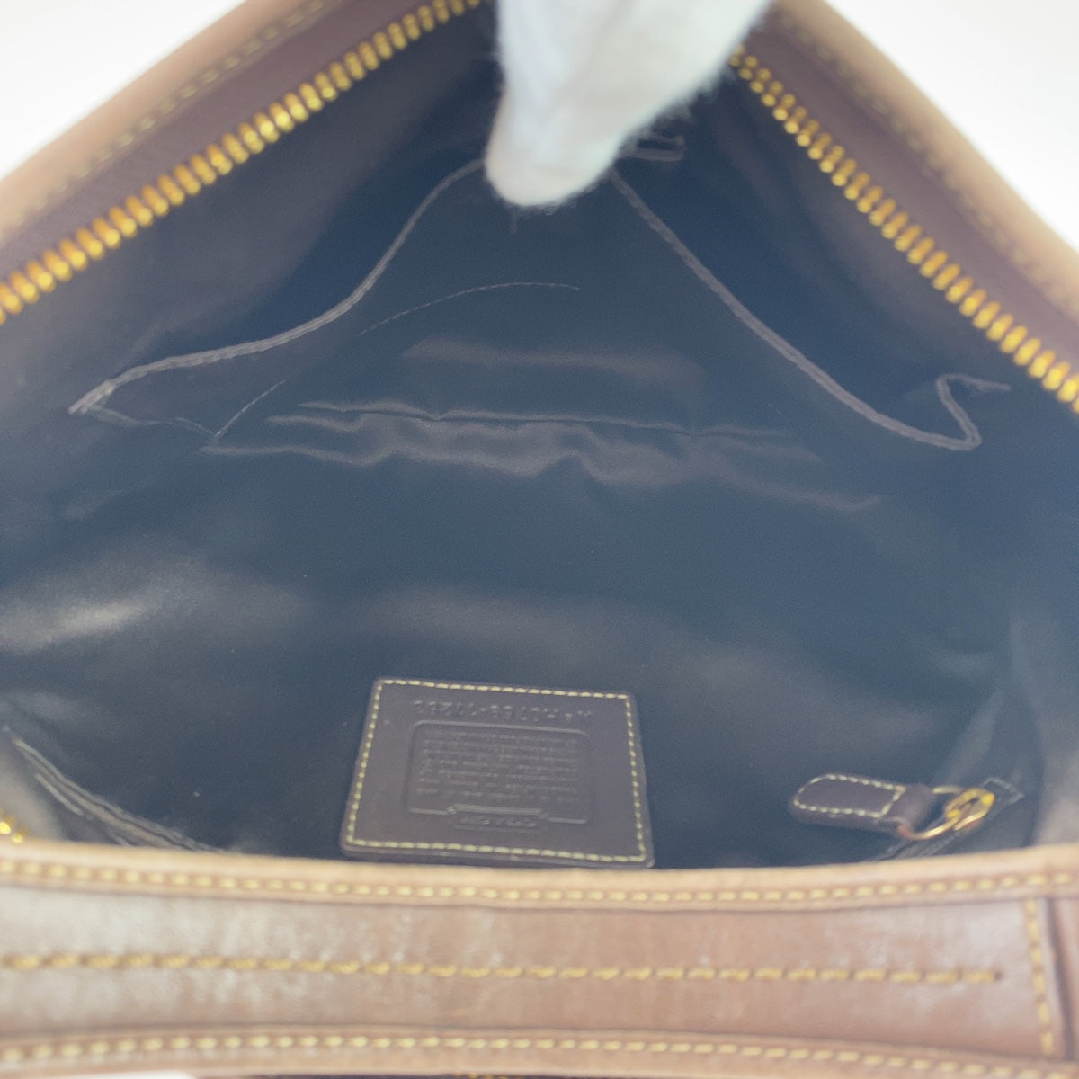 COACH コーチ ホーボー ブラウン 茶 ゴールド金具 レザー 11283 ワンショルダーバッグ 肩掛け  レディース