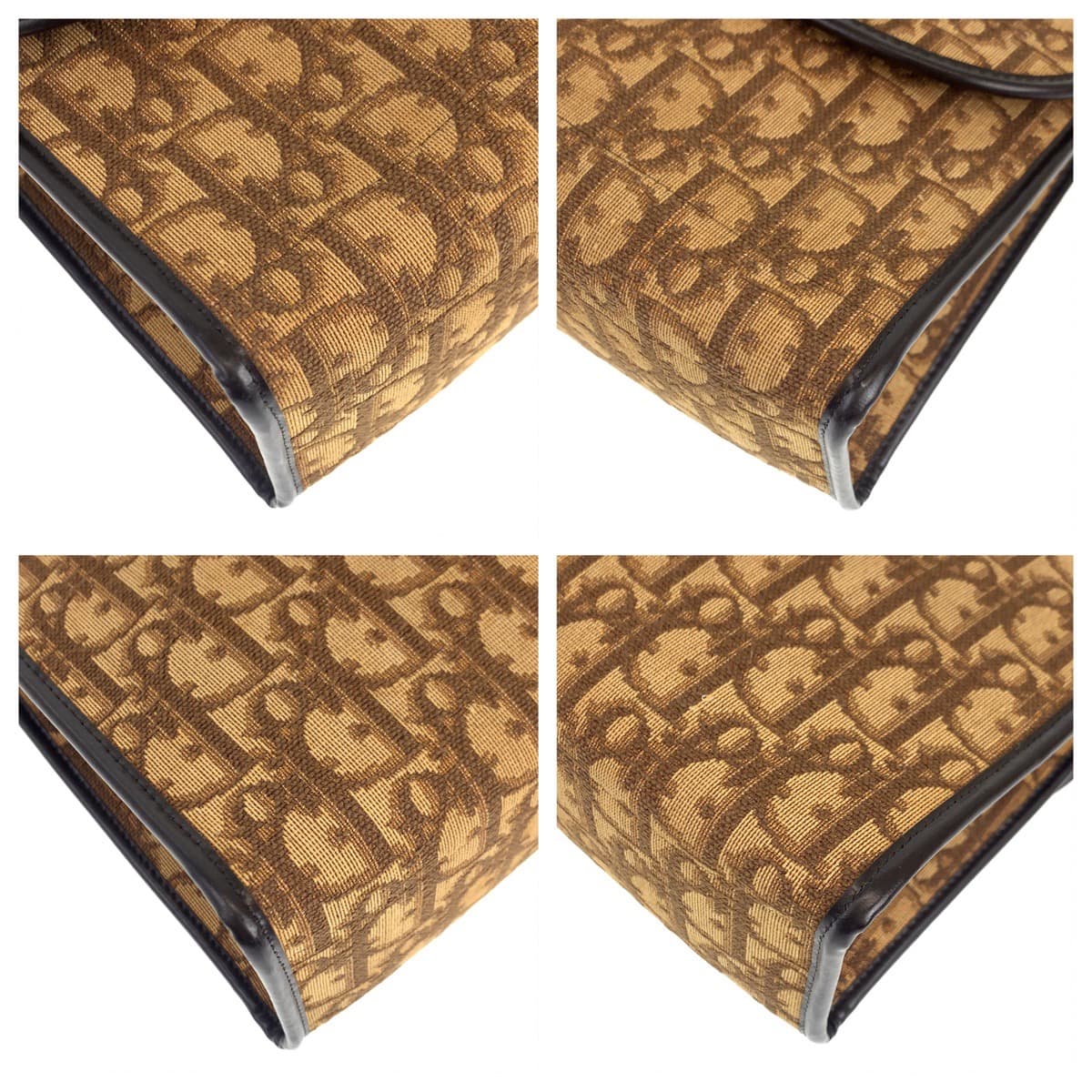 10601
Dior ディオール ヴィンテージ トロッター ベージュ 薄茶 ブラウン 茶色 ゴールド金具 キャンバス / レザー ショルダーバッグ 肩掛け  レディース