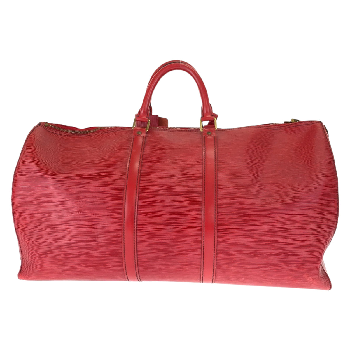 10602
LOUIS VUITTON ルイヴィトン エピ キーポル55 レッド 赤 ゴールド金具 エピレザー M42957 ボストンバッグ 旅行バッグ 男女兼用  メンズ