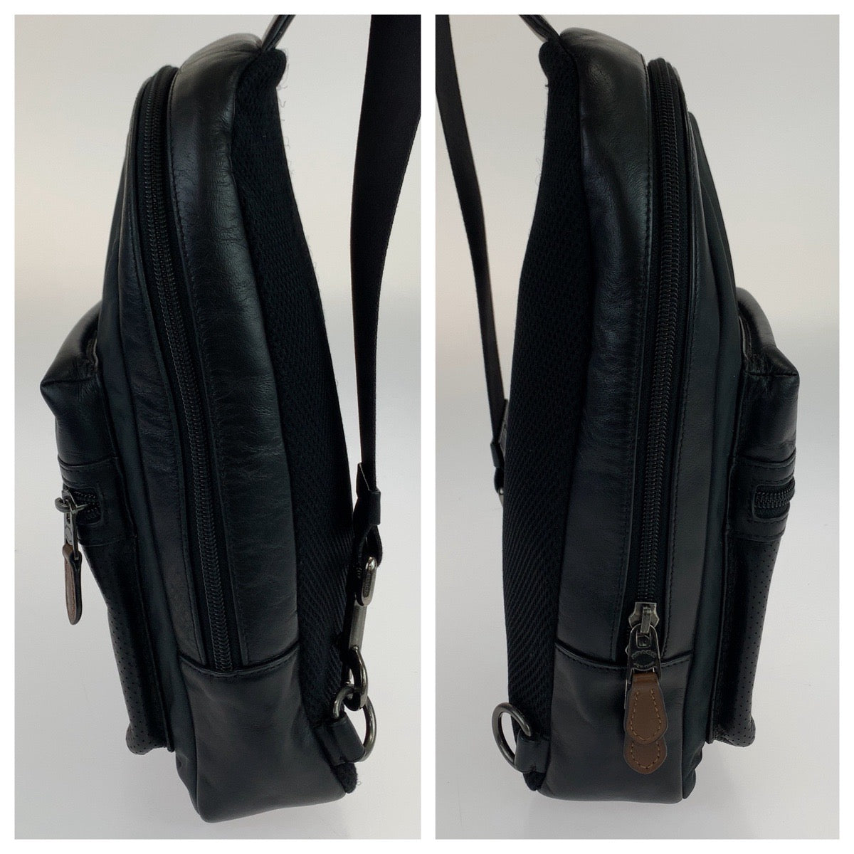 12528
COACH コーチ カーキ ブラック 黒 シルバー金具 ナイロン F56877 ボディバッグ バムバッグ ショルダーバッグ   メンズ