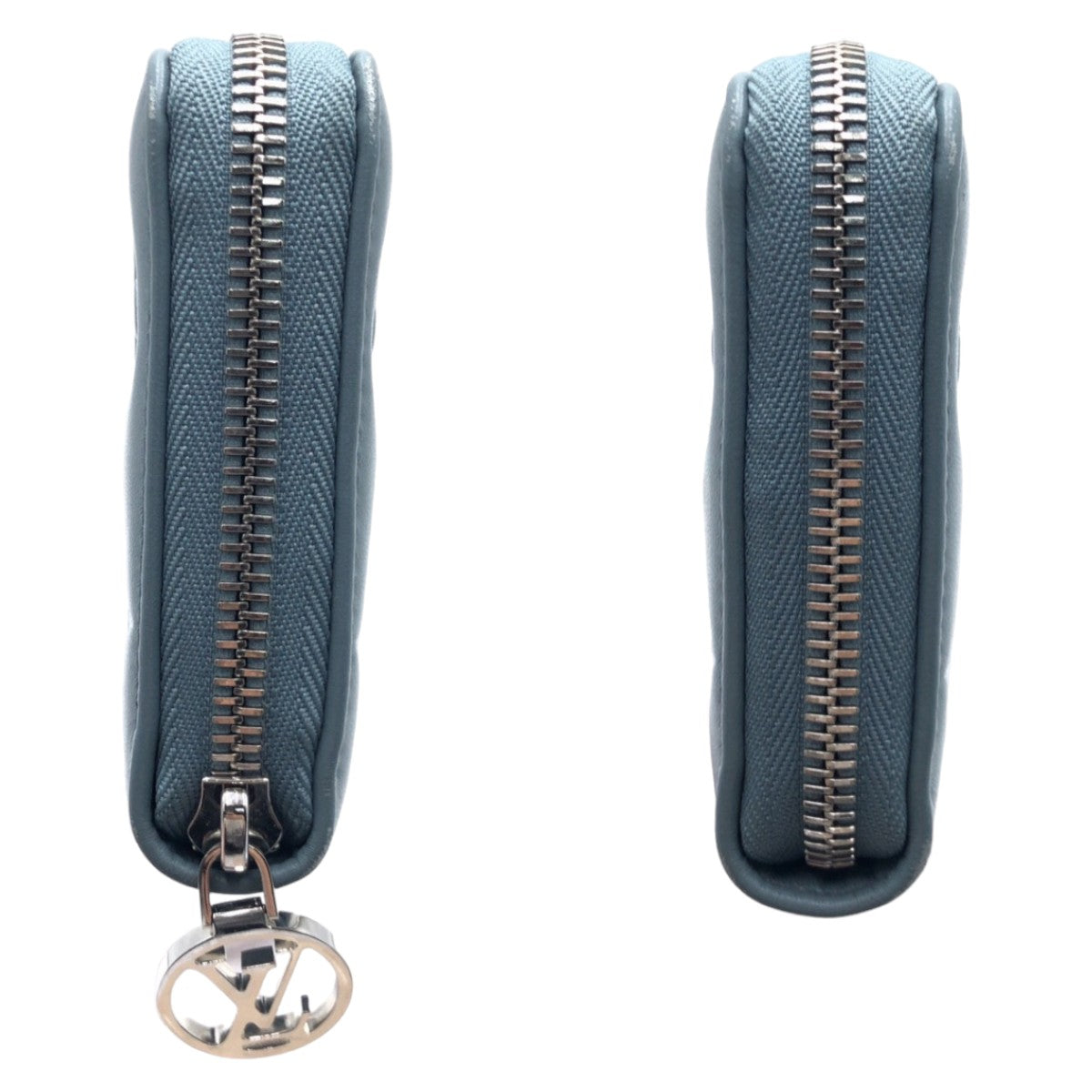 10617
LOUIS VUITTON ルイヴィトン クッサン モノグラム エンボス 日本限定色 ブルーグラシエール シルバー金具 レザー M81707 長財布 ジッピーウォレット ロングウォレット ラウンドファスナー  レディース