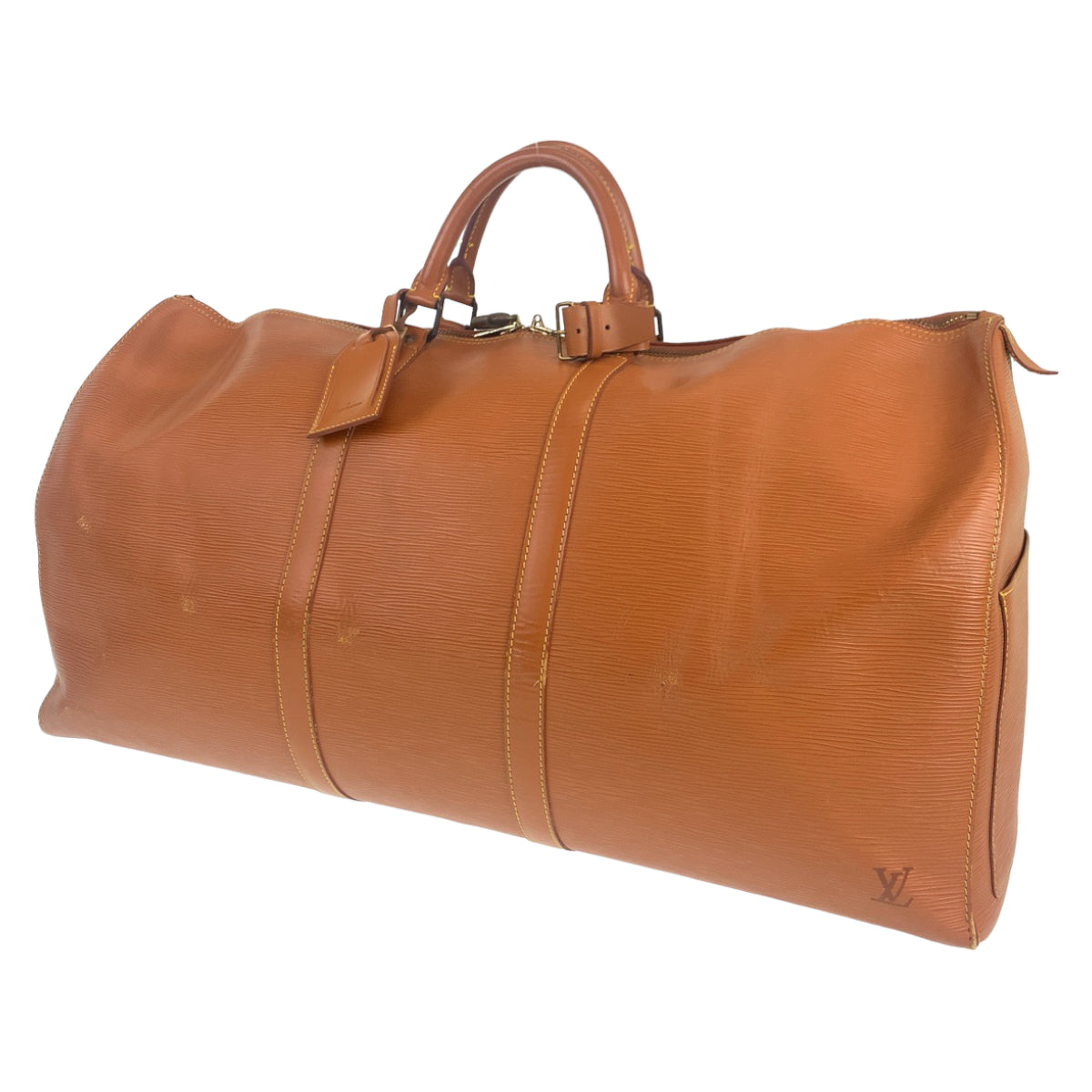 LOUIS VUITTON ルイヴィトン エピ キーポル60 ブラウン 茶 ゴールド金具 エピレザー M42948 ボストンバッグ 旅行バッグ 男女兼用  メンズ