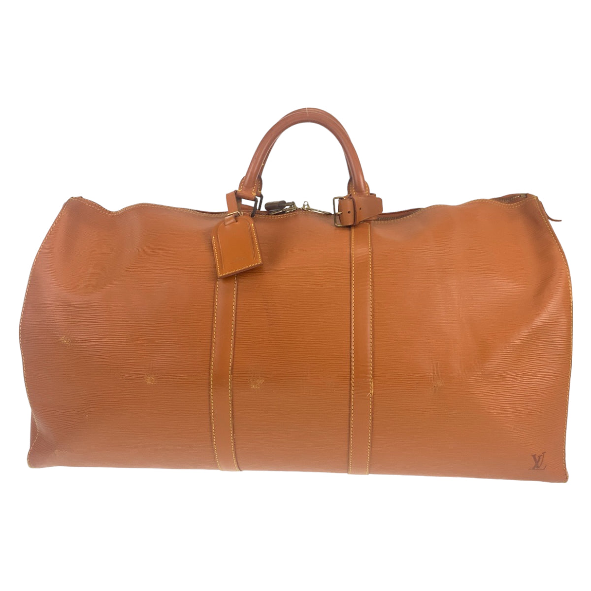 LOUIS VUITTON ルイヴィトン エピ キーポル60 ブラウン 茶 ゴールド金具 エピレザー M42948 ボストンバッグ 旅行バッグ 男女兼用  メンズ