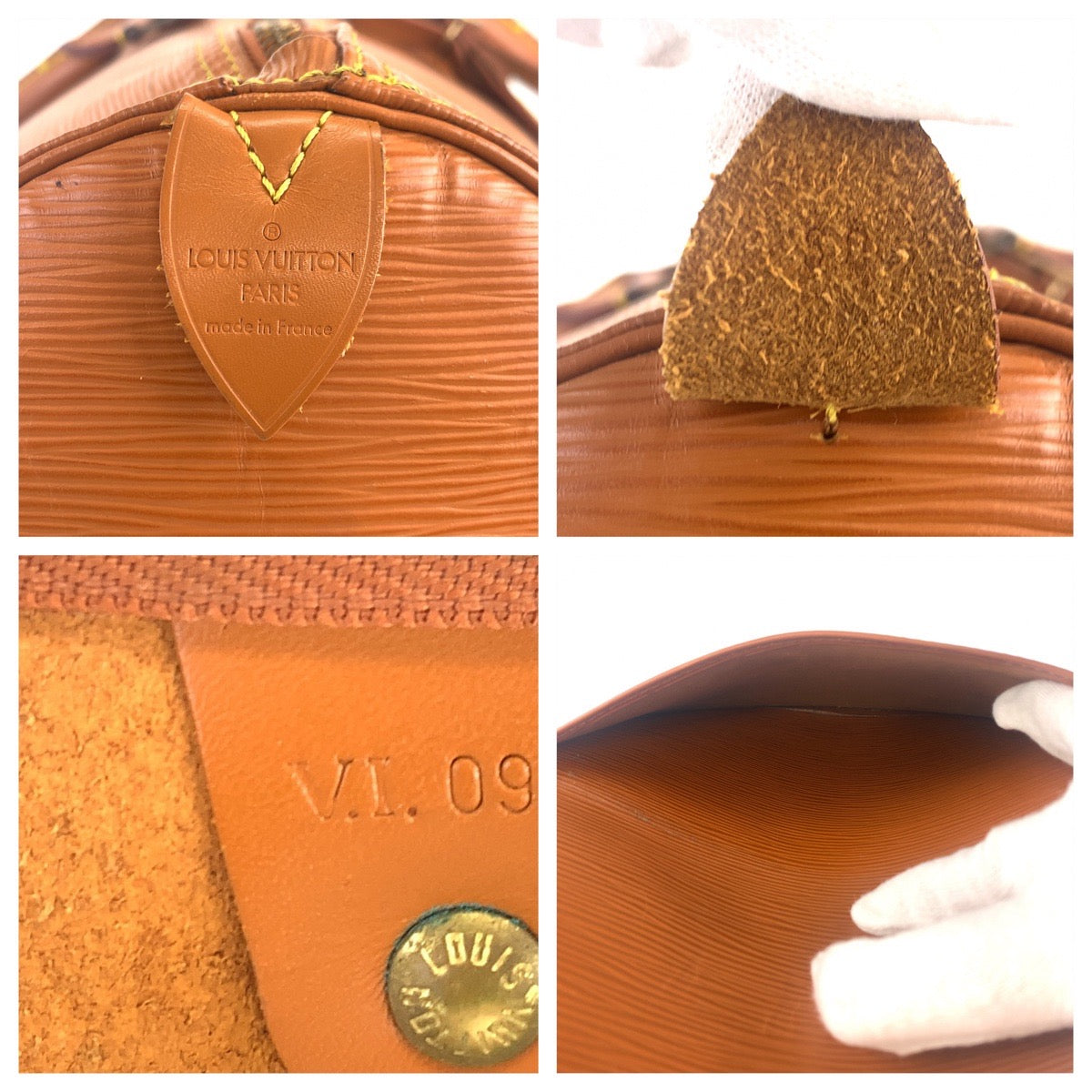 LOUIS VUITTON ルイヴィトン エピ キーポル60 ブラウン 茶 ゴールド金具 エピレザー M42948 ボストンバッグ 旅行バッグ 男女兼用  メンズ