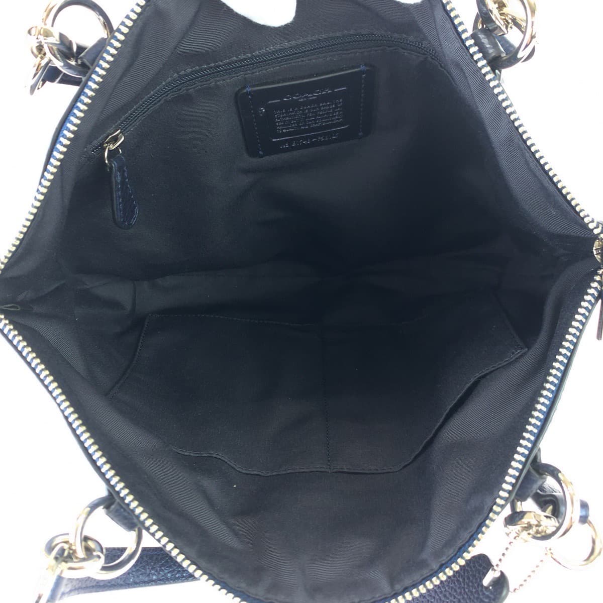 COACH コーチ マディソン ネイビー レザー 56127 ショルダーバッグ ハンドバッグ 2way  レディース