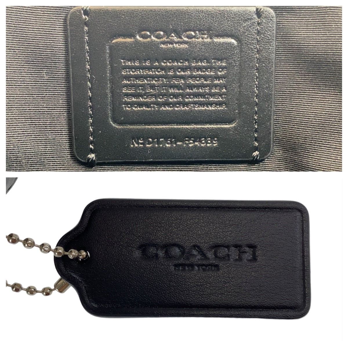 COACH コーチ シグネチャー ブラック 黒 シルバー金具 キャンバス / レザー ショルダーバッグ 斜め掛け  レディース