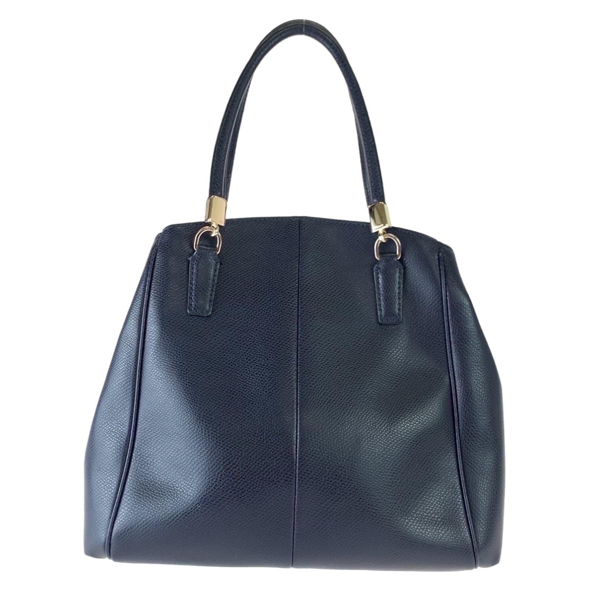 COACH コーチ マディソン ネイビー レザー ショルダーバッグ ハンドバッグ 2way  レディース