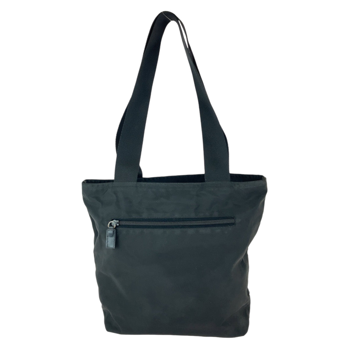 12523
PRADA プラダ テスート 三角ロゴプレート ブラック 黒 シルバー金具 ナイロン B5880F トートバッグ ショルダーバッグ  レディース
