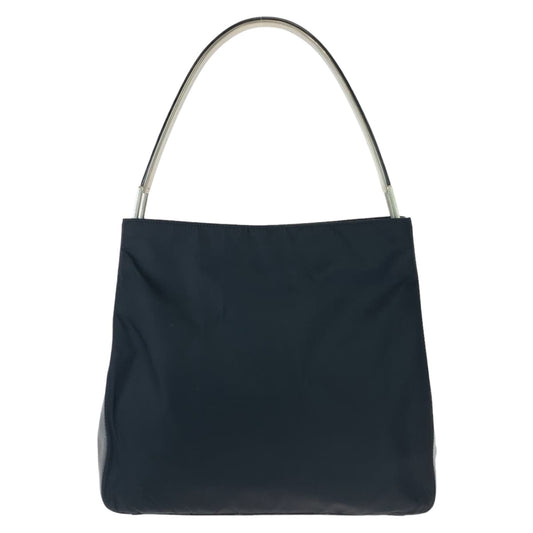 10634
PRADA プラダ テスート プラハンドル ブラック 黒 ナイロン / レザー ホーボー ショルダーバッグ ハンドバッグ  レディース