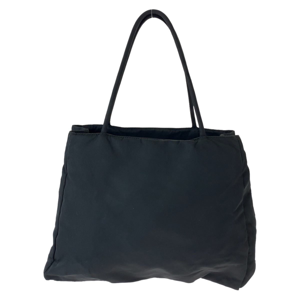 12520
PRADA プラダ テスート 三角ロゴプレート ブラック 黒 シルバー金具 ナイロン トートバッグ ショルダーバッグ  レディース