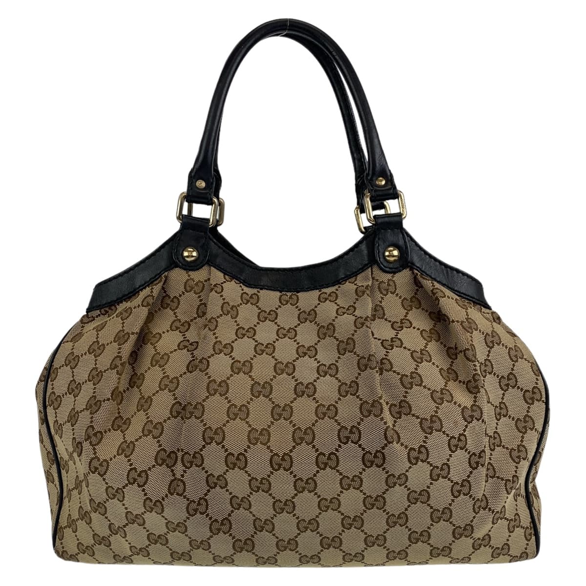 GUCCI グッチ スーキー ベージュ ブラウン 茶 ゴールド金具 GGキャンバス 211944 ショルダーバッグ 肩掛け  レディース