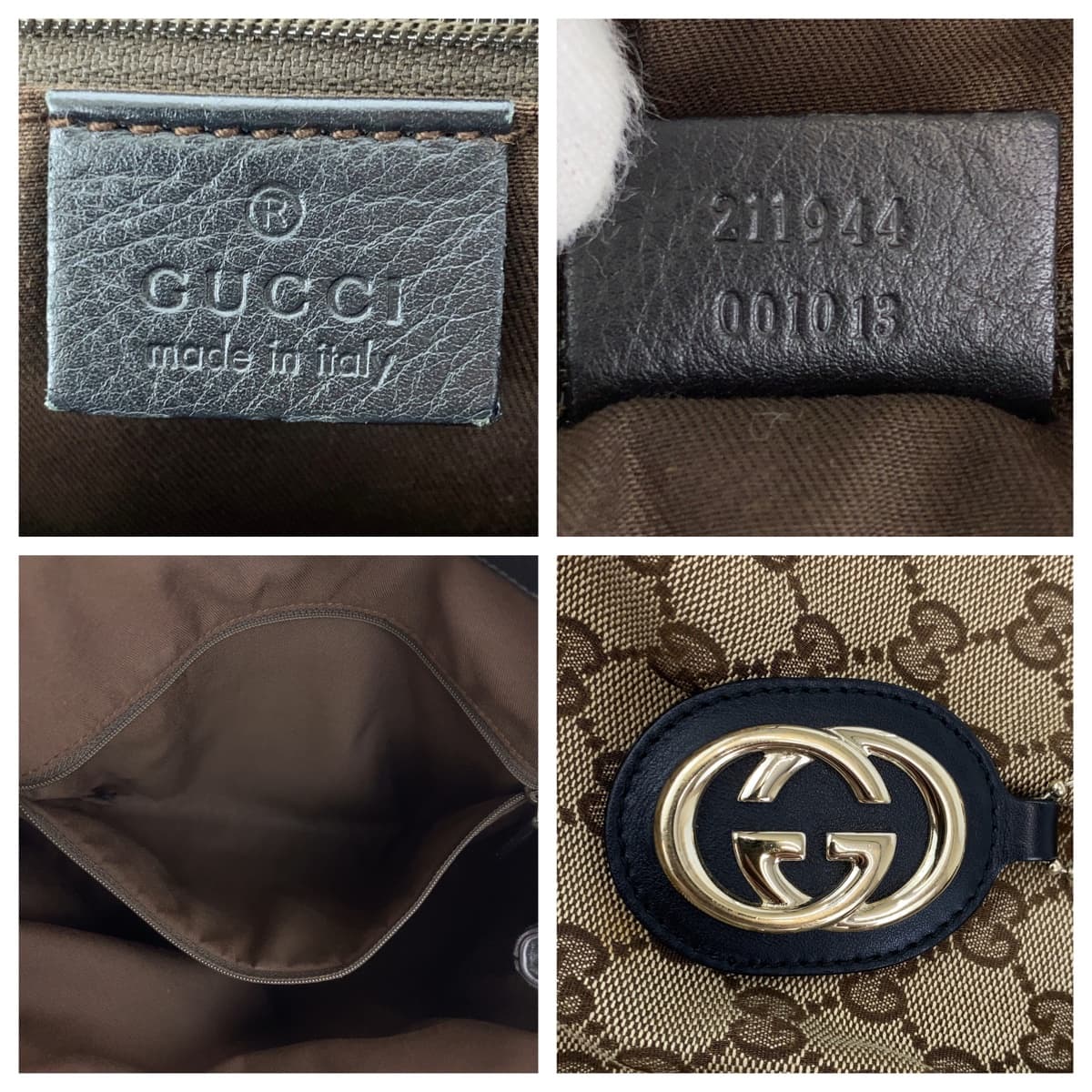 GUCCI グッチ スーキー ベージュ ブラウン 茶 ゴールド金具 GGキャンバス 211944 ショルダーバッグ 肩掛け  レディース