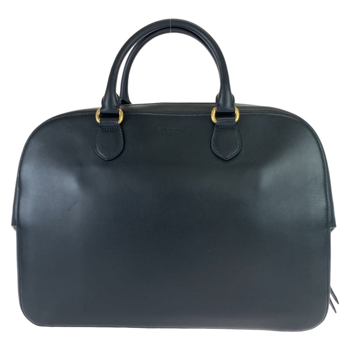 GUCCI グッチ スネーク ブラック 黒 ゴールド金具 レザー 450999 ボストンバッグ ハンドバッグ ビジネスバッグ  メンズ