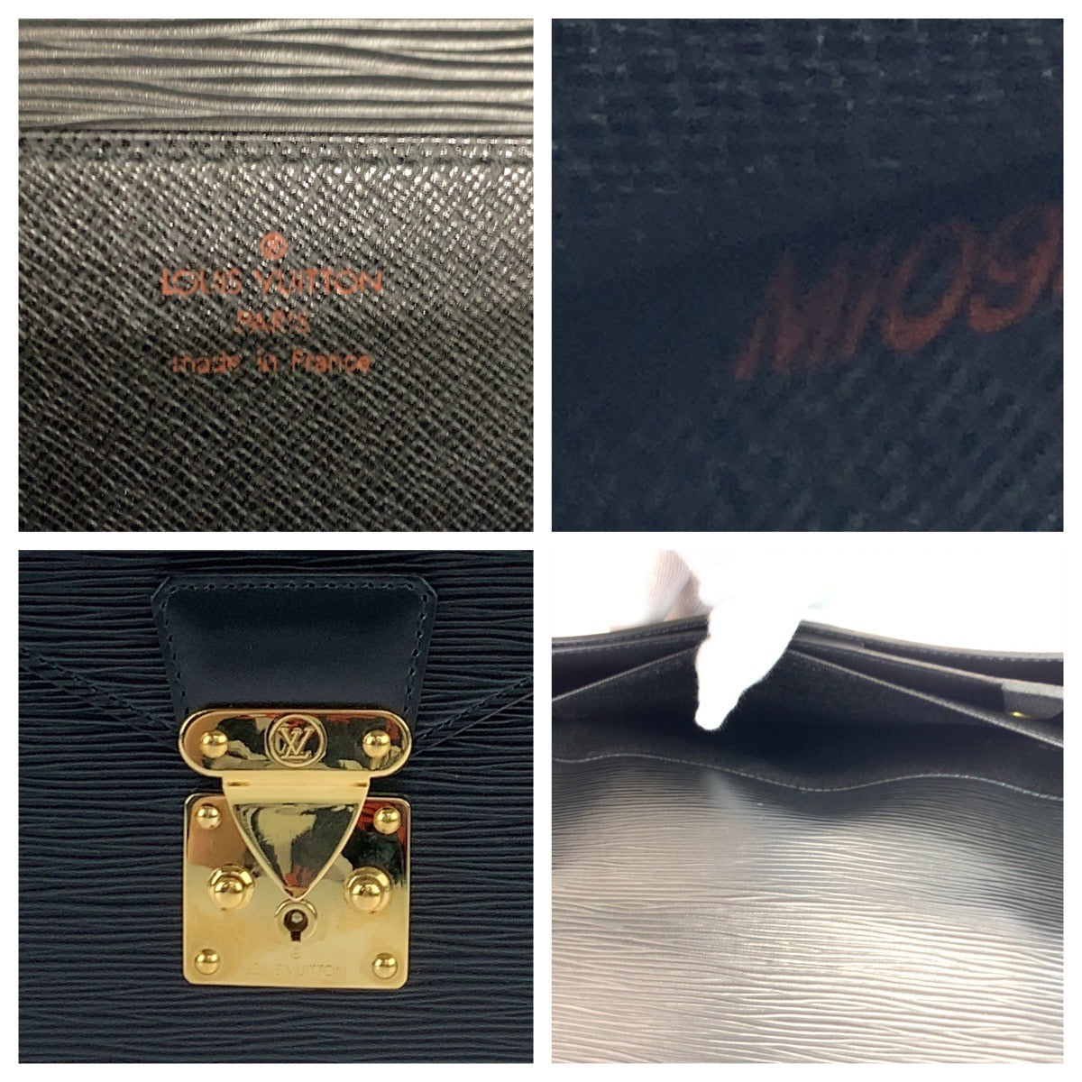 10669
LOUIS VUITTON ルイヴィトン エピ セルヴィエットコンセイエ ブラック 黒 ゴールド金具 エピレザー M54422 ビジネスバッグ ブリーフケース  メンズ