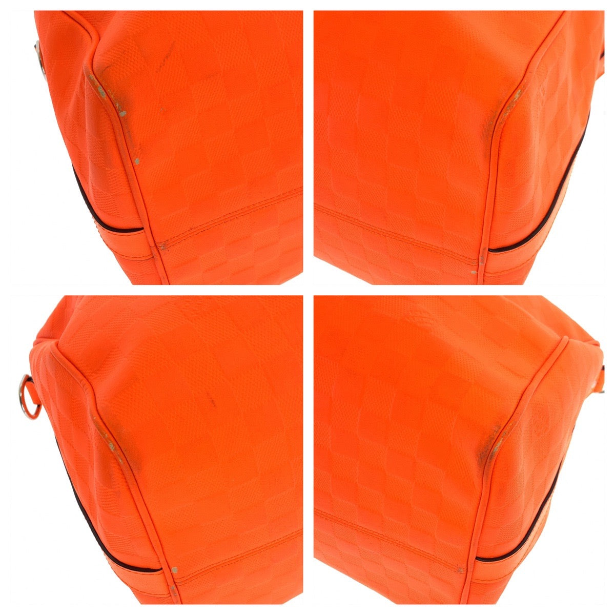 10670
LOUIS VUITTON ルイヴィトン ダミニアンアンフィニ キーポル45 バンドリエール フュージョンオレンジ シルバー金具 PVC N41142 ボストンバッグ ショルダーバッグ  メンズ AB160